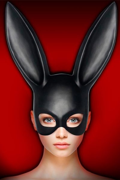 Allicia Bunny Mask Black