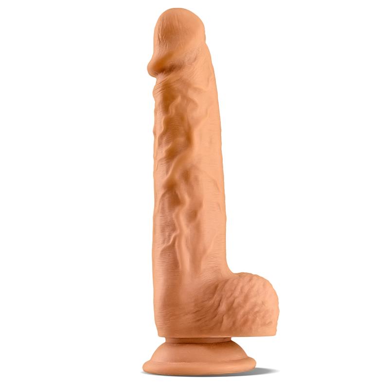 Andi Realistic Dildo with Testicles 9.1 Flesh - obrazek 3