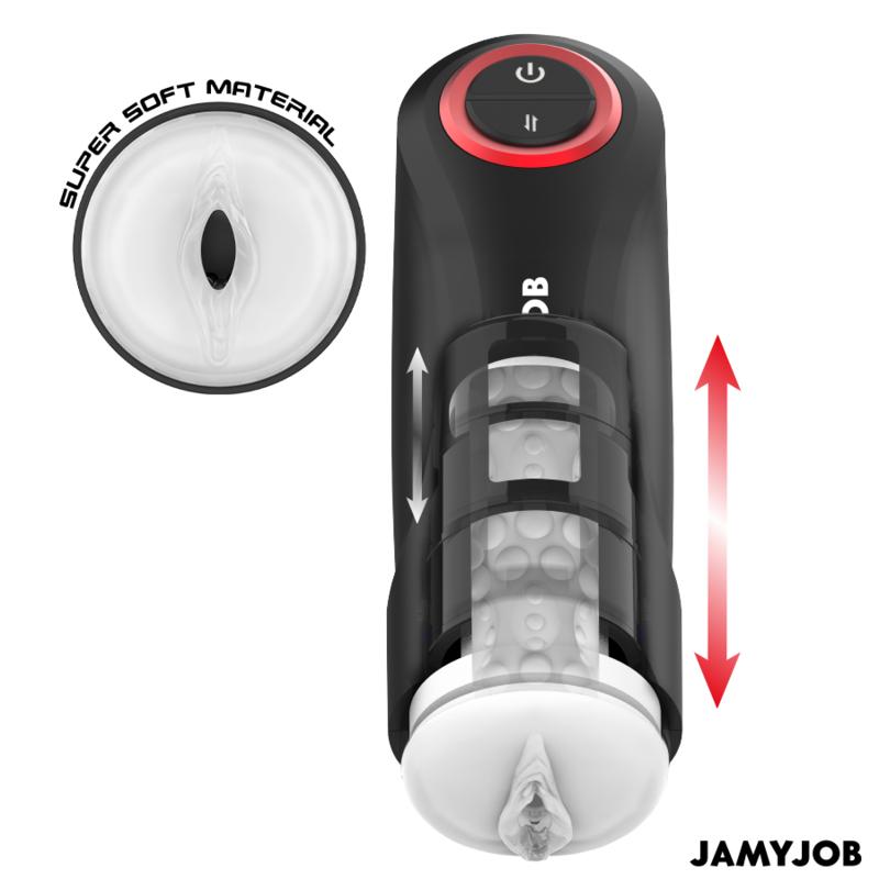 JAMYJOB - GRAVITY AUTOMATIC VAGINA MASTURBATOR 5 THRUSTING MODES AND SOUND EFFECT - obrazek 3