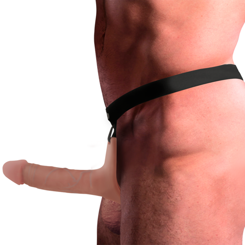 INTENSO - HOLLOW PLATE WITH SILICONE DILDO 16 X 3.5 CM - obrazek 7