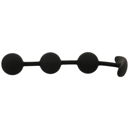 Black&Silver Harry – Anatomiczne 3-Stopniowe Kulki Silikonowe - obrazek 3