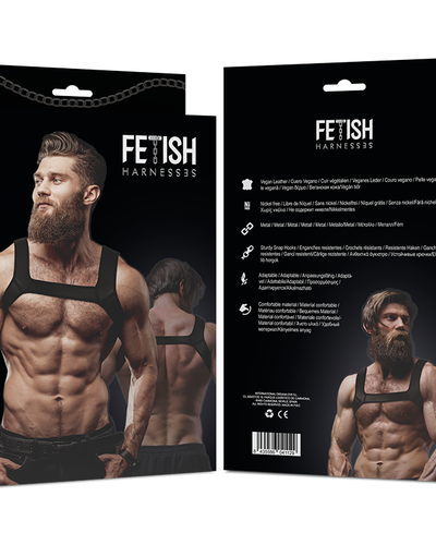 Neoprenowa Uprząż Męska Fetish Submissive Attitude – Rozmiar M