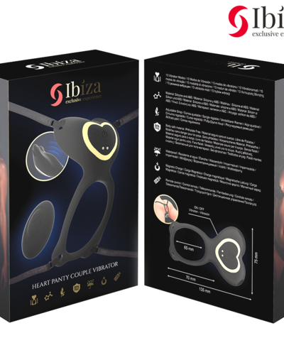Bezprzewodowe Wibrujące Majteczki Ibiza Technology Heart Panty