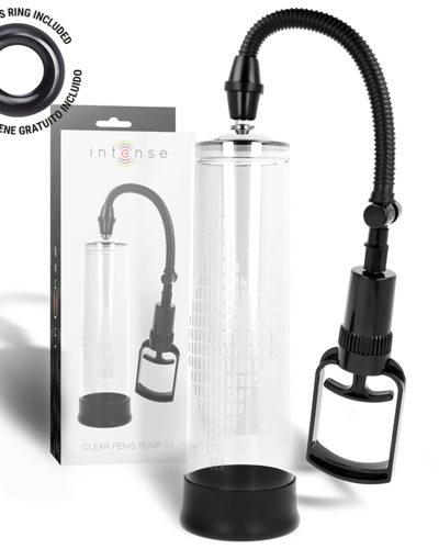 Pompka Próżniowa Intense Pump 01 – Przezroczysta z Manometrem (20 cm)