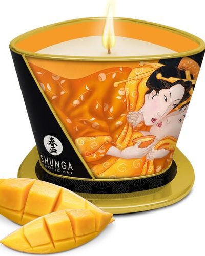 SHUNGA – ŚWIECA DO MASAŻU MANGO 170 ML