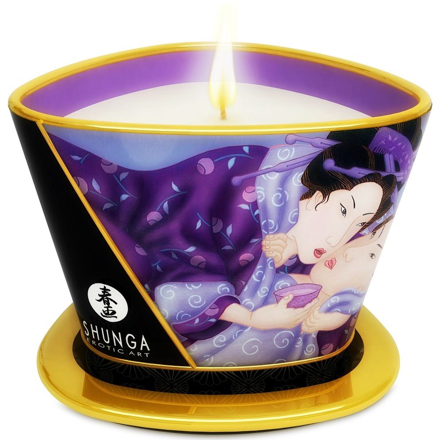 Shunga Libido Massage Candle – Świeca do Masażu Owoc Egzotyczny (170 ml) - obrazek 3
