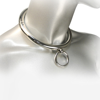 Ekskluzywna Obroża Bondage – Metalhard Steel Slave Collar - obrazek 3