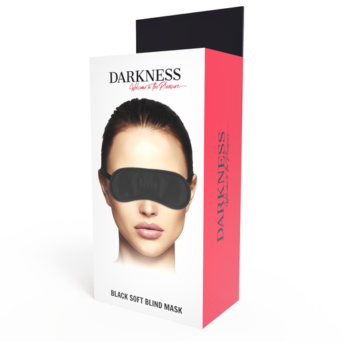 Ekskluzywna Satynowa Maska na Oczy Darkness – Czarna - obrazek 3