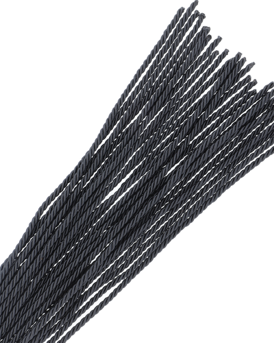 Darkness – Elastyczny Pejcz Treningowy (50 cm, Czarny)
