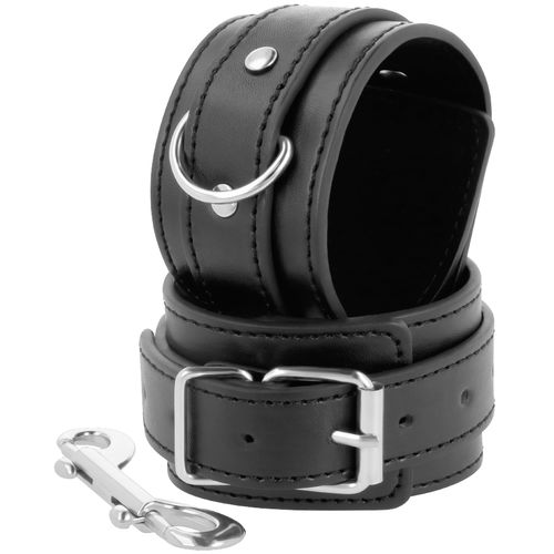 Darkness Adjustable Handcuffs z podwójnym karabińczykiem – Regulowane kajdanki BDSM - obrazek 6