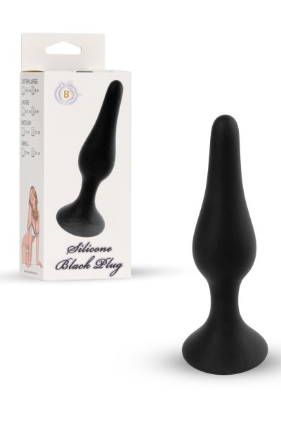 Plug-Silicone Plug Black – Medium
