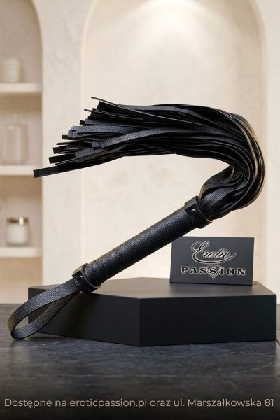 CIEMNOŚĆ – CZARNY PEJCZ 42CM SKÓRZANY