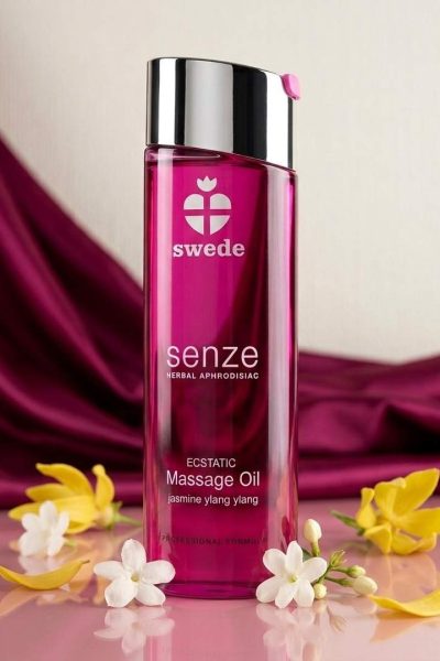 Ekskluzywny Olejek do Masażu Swede Senze Ecstatic – Jaśmin, Neroli & Ylang Ylang (75 ml)