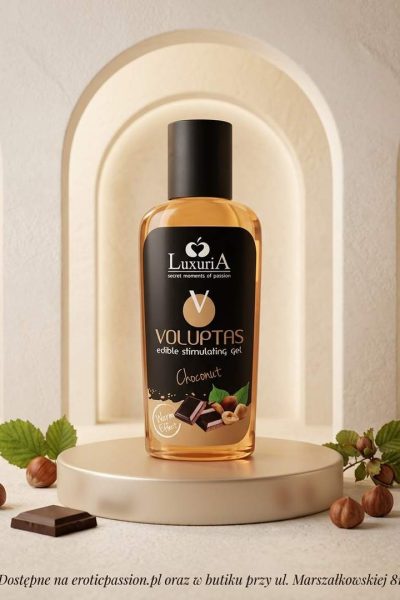 INTIMATELINE LUXURIA – VOLUPTAS JADNY ŻEL DO MASAŻU EFEKT ROZGRZEWAJĄCY – CZEKOLADA 100 ML