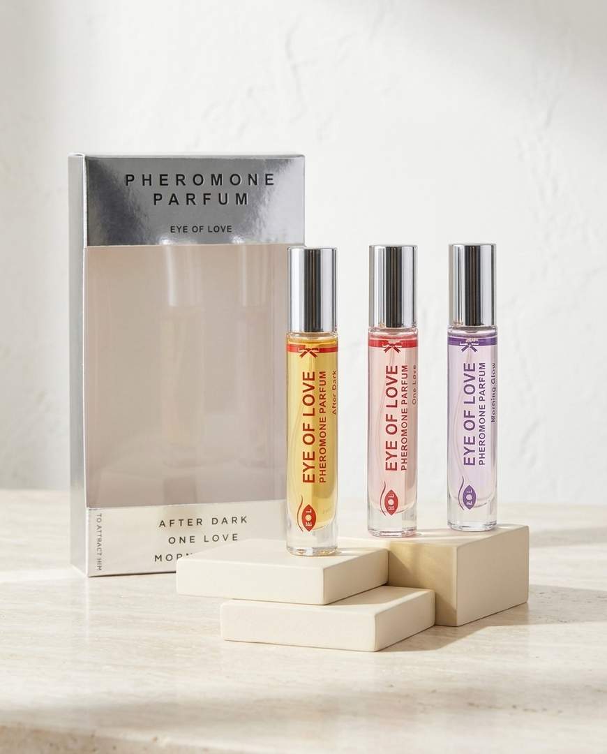 Ekskluzywny Zestaw Perfum z Feromonami dla Kobiet – Eye of Love Attract Him (3x10ml) - obrazek 6