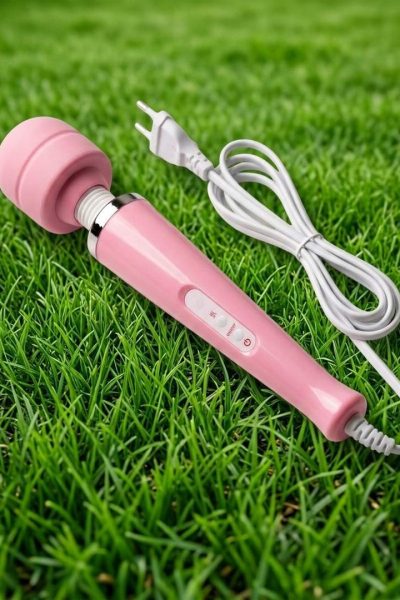 Masażer do Ciała i Stymulator – Magic Massager Wand Cable (Boss Series) – Różowy