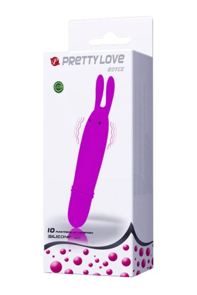 Pretty Love Boyce – Mini Wibrator Króliczek (10 Funkcji)
