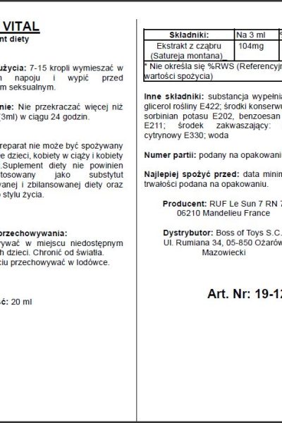 Supl.diety-APHRODICT SEXOVITAL 20 ml