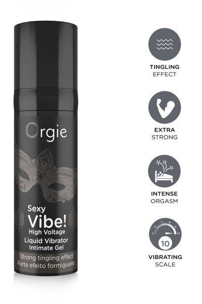 Żel-SEXY VIBE! HIGH VOLTAGE – LIQUID VIBRATOR – 15 ML