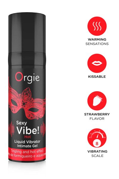Żel-SEXY VIBE! HOT – LIQUID VIBRATOR – 15 ML