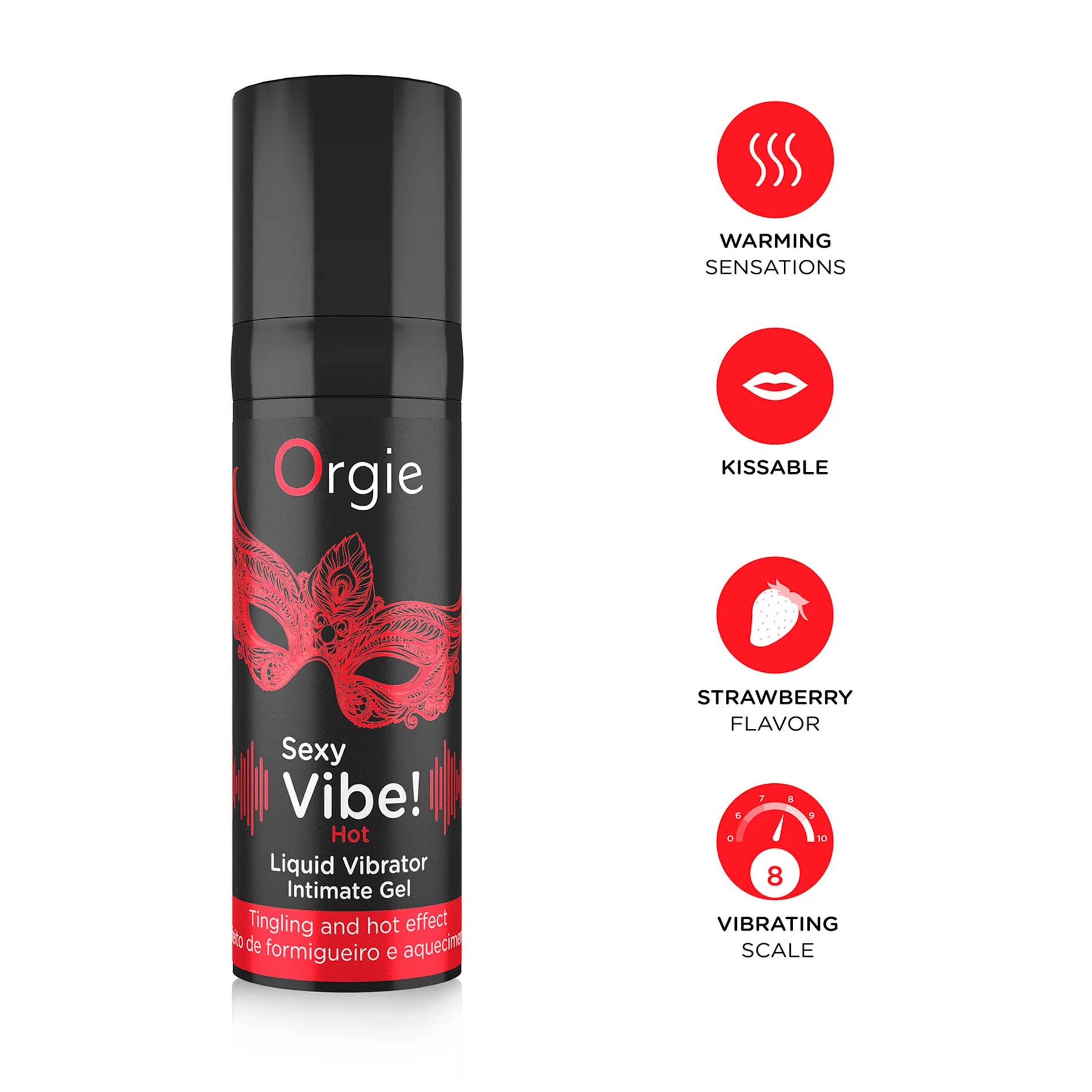 Żel-SEXY VIBE! HOT - LIQUID VIBRATOR - 15 ML - obrazek 2