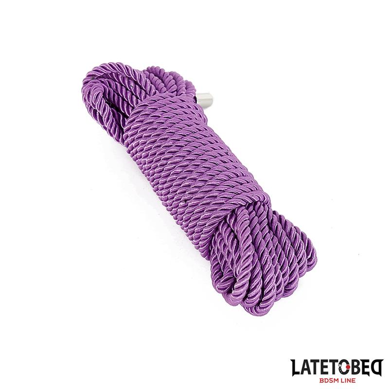 Fioletowa Lina do Bondage – Bondage Rope 10m Purple - obrazek 3