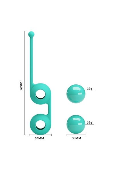 KULKI GEJSZY PRETTY LOVE KEGEL TIGHTEN UP III – NIEBIESKIE