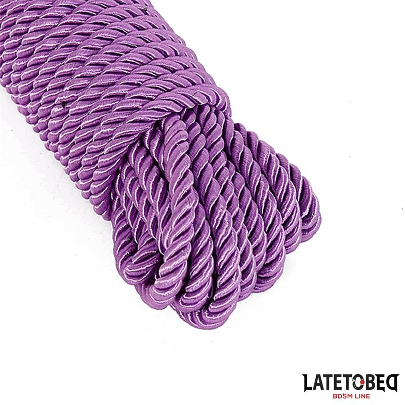 Fioletowa Lina do Bondage – Bondage Rope 10m Purple - obrazek 2