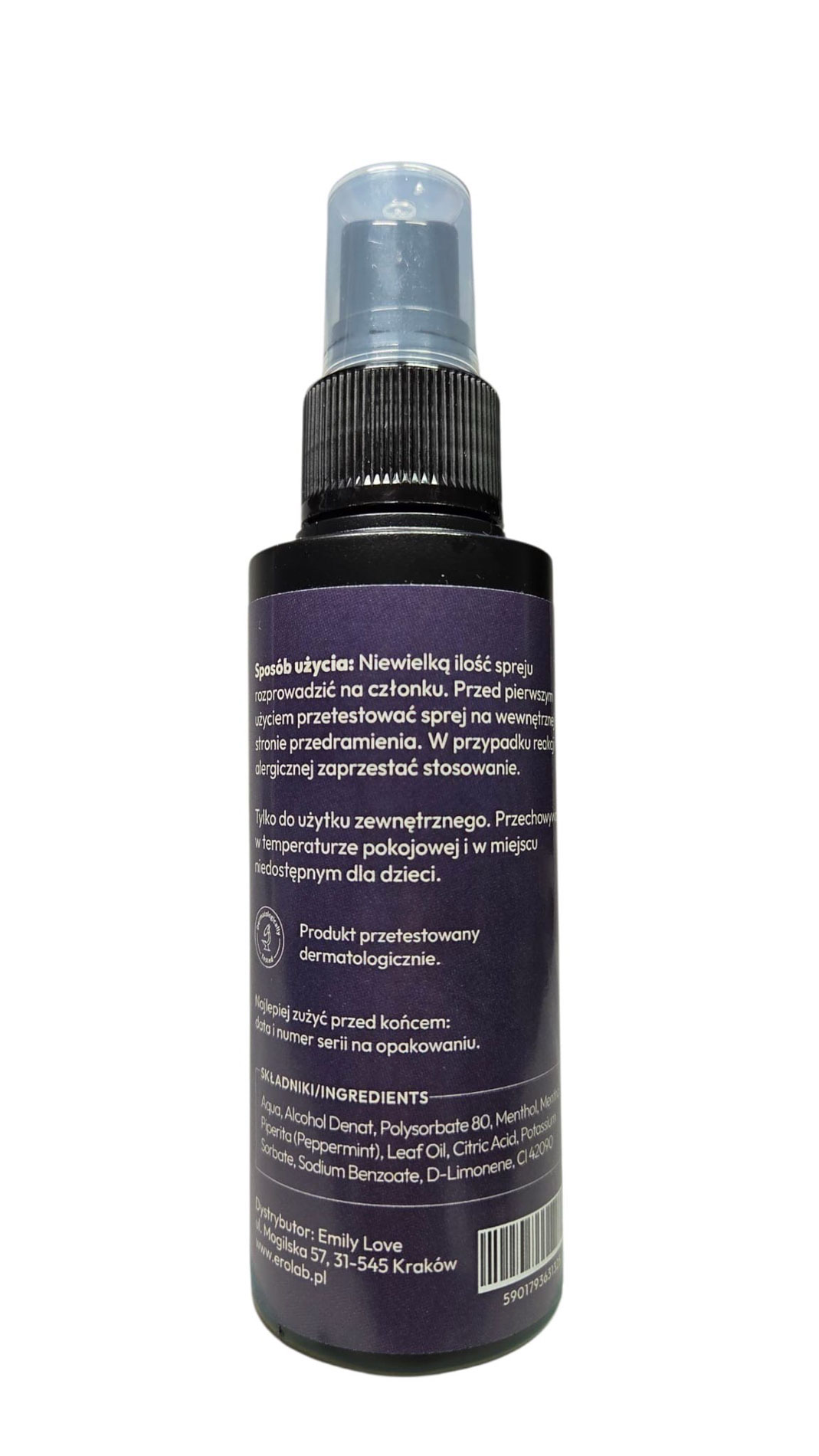 EMILY LOVE Delay Control Spray 100 ml – Spray Opóźniający Wytrysk dla Mężczyzn - obrazek 3