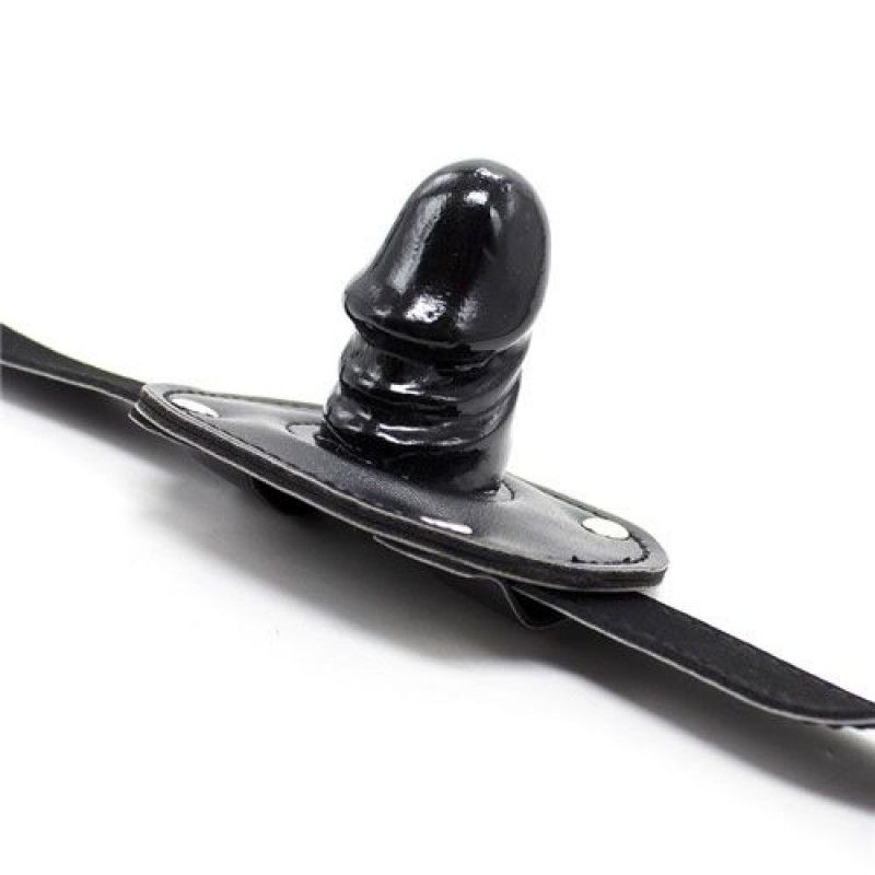 Penis Gag short + block Black - obrazek 3